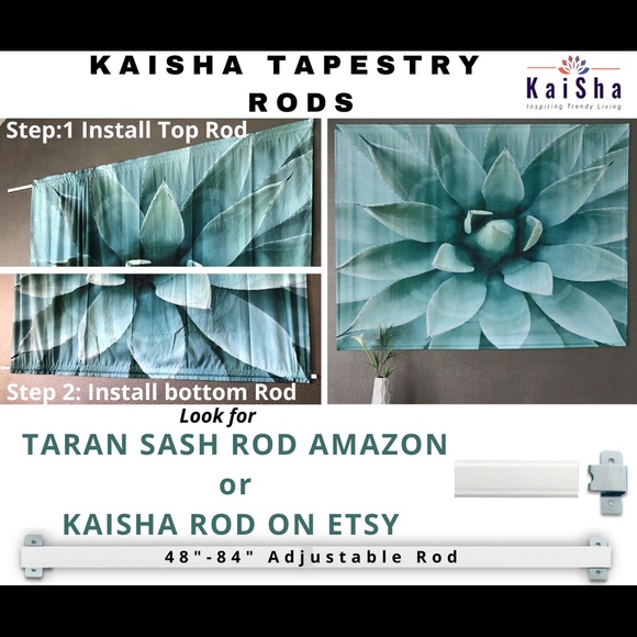 Tapestry Wall Hanging Art Decor With LED Lights - Picture 12 of 13